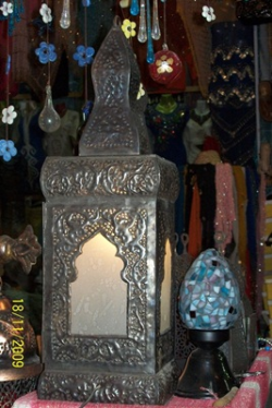Lumiarias Arabe , Lustres Arabes e decorações de vidro importado do Egito